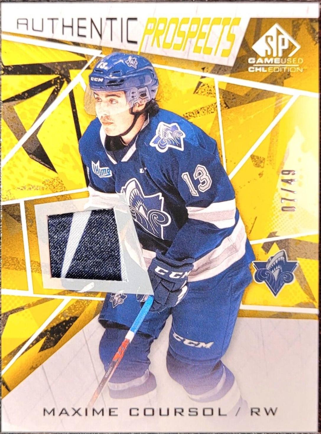 Maxime Coursol [Gold Patch] #16