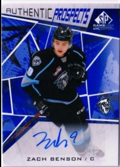 Zach Benson [Blue Autograph] #58