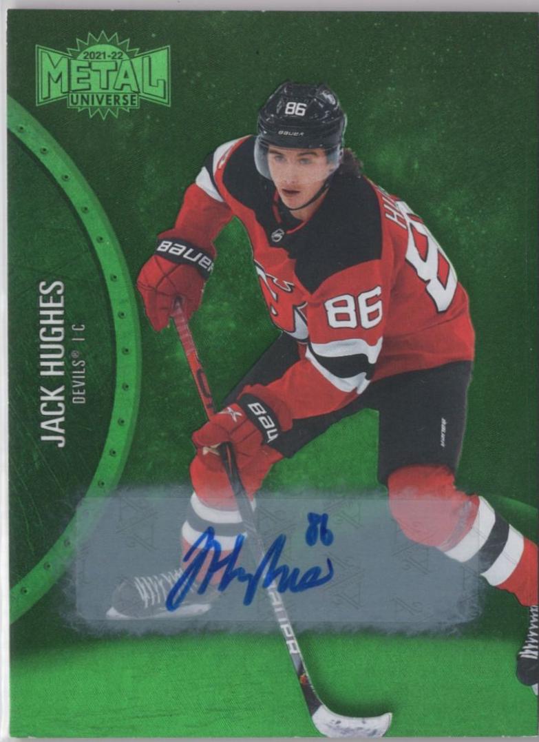 Jack Hughes [Green Autograph] #28