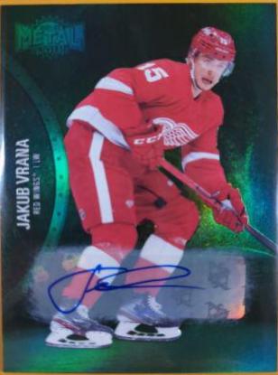 Jakub Vrana [Green Autograph] #18