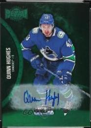 Quinn Hughes [Green Autograph] #49