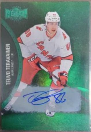 Teuvo Teravainen [Green Autograph] #8
