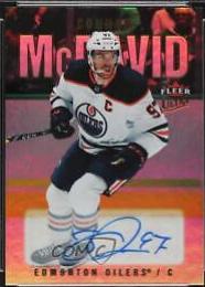 Connor McDavid [Silver Foil Autograph] #100