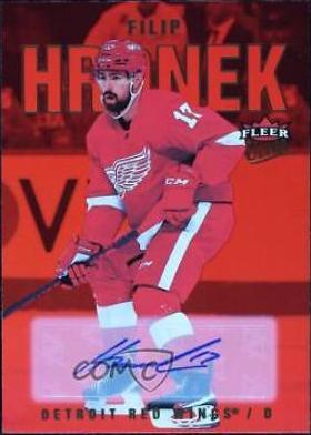 Filip Hronek [Red Foil Autograph] #31