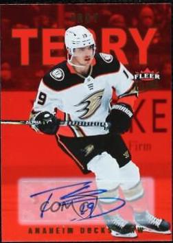 Troy Terry [Red Foil Autograph] #75
