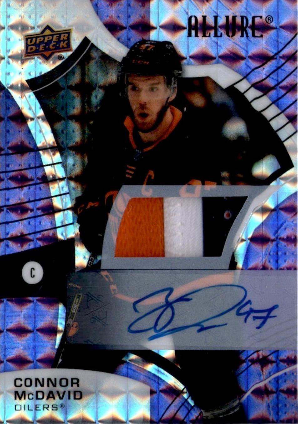 Connor McDavid [Purple Diamond Autograph Patch] #97