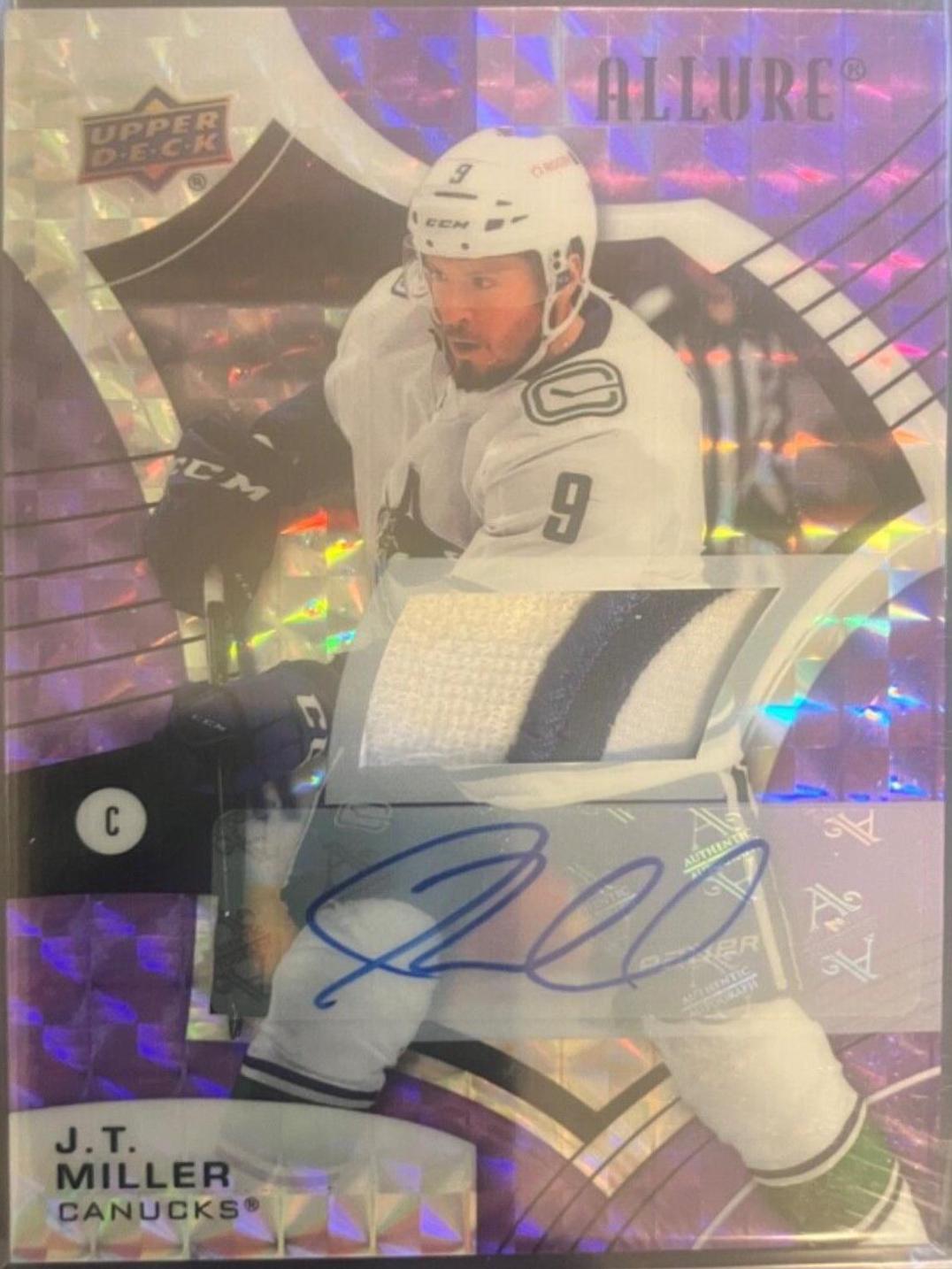 J. T. Miller [Purple Diamond Autograph Patch] #26