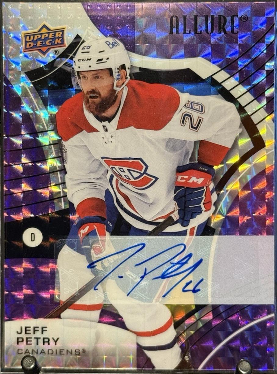 Jeff Petry [Purple Diamond Autograph] #50