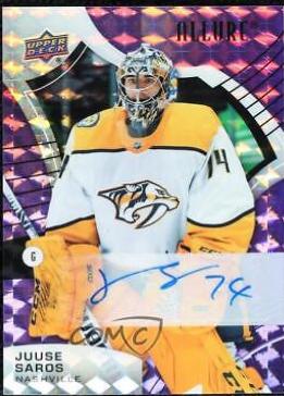Juuse Saros [Purple Diamond Autograph] #65