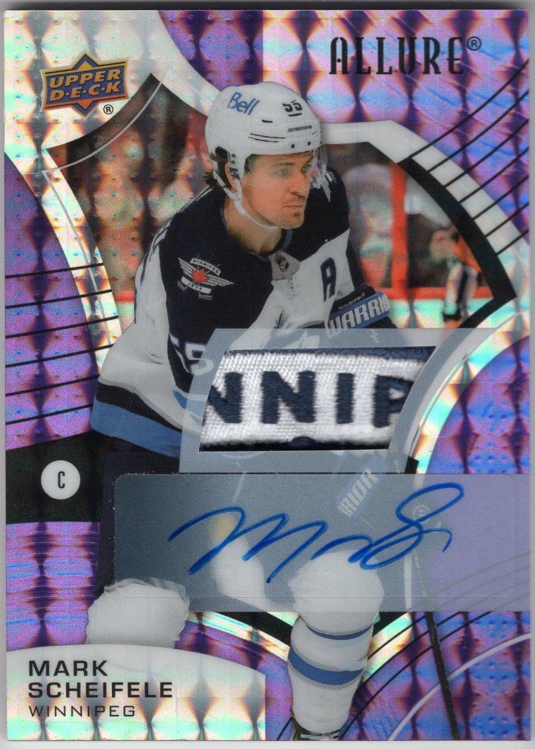 Mark Scheifele [Purple Diamond Autograph Patch] #61