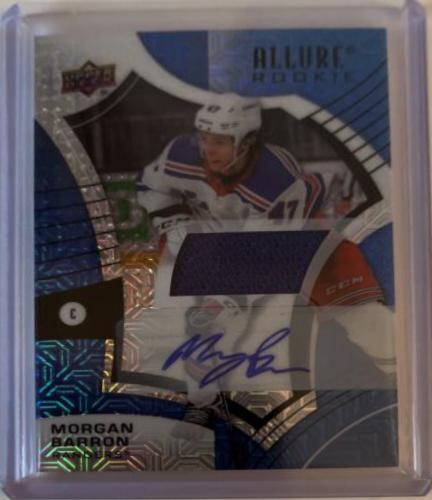 Morgan Barron [Blue Line Autograph Jersey] #145