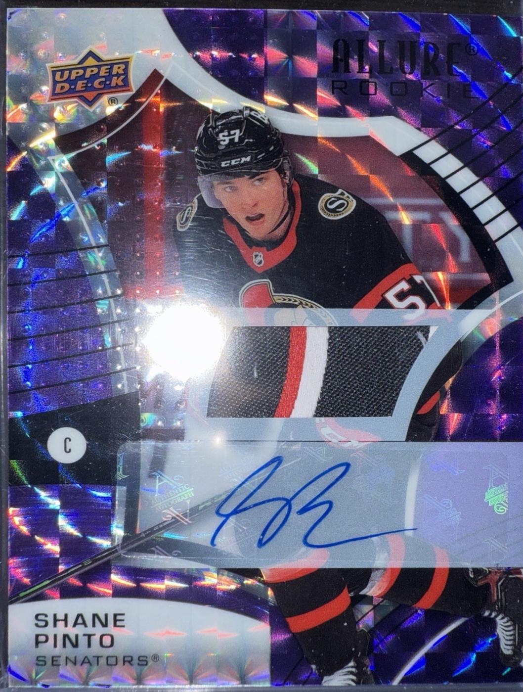 Shane Pinto [Purple Diamond Autograph Patch] #138