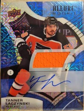 Tanner Laczynski [Blue Line Autograph Jersey] #114