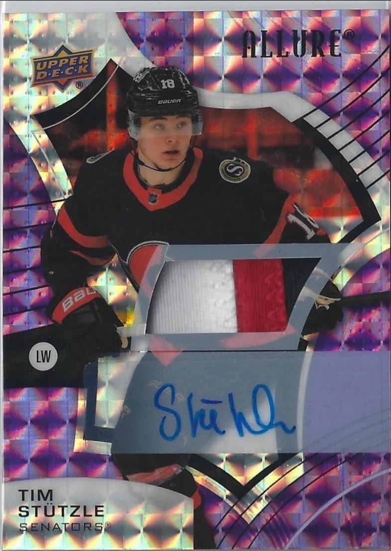 Tim Stutzle [Purple Diamond Autograph Patch] #80
