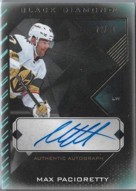 Max Pacioretty [Pure Black Autograph] #BDB-MP