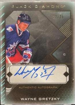 Wayne Gretzky [Pure Black Autograph] #BDB-WG