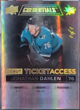 Jonathan Dahlen [Black] #124