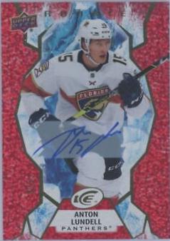 Anton Lundell [Red Autograph] #101