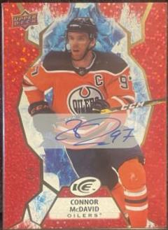 Connor McDavid [Red Autograph] #20