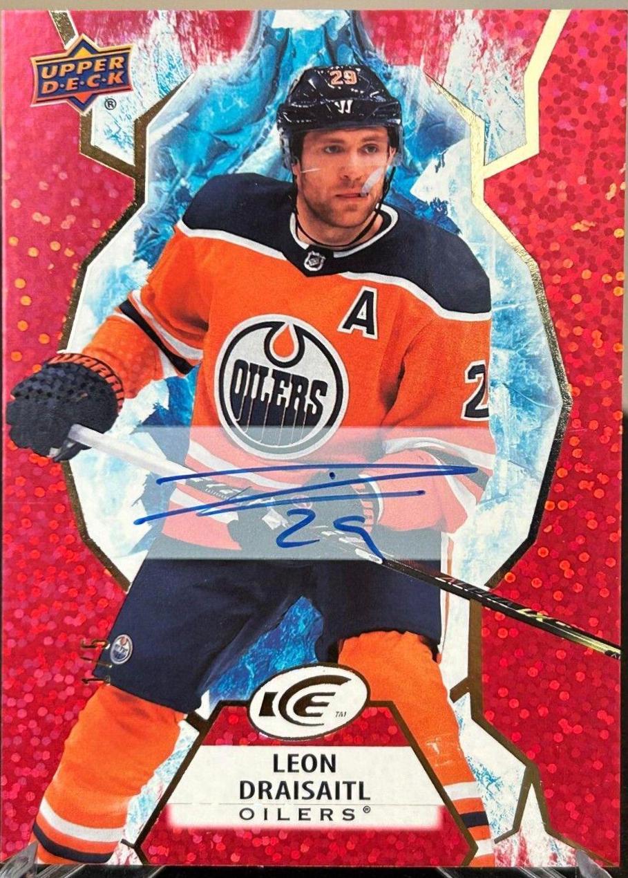 Leon Draisaitl [Red Autograph] #88