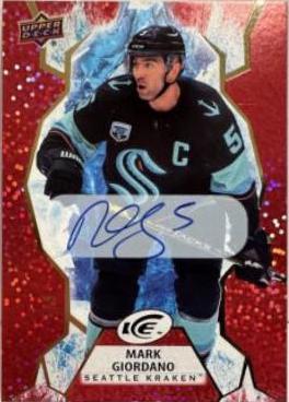 Mark Giordano [Red Autograph] #22