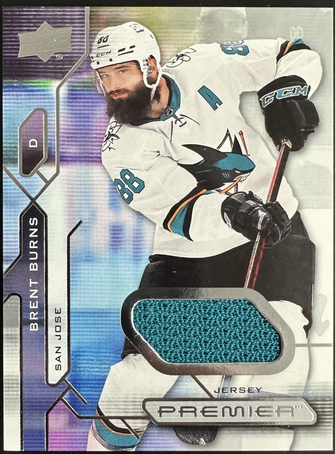 Brent Burns [Premium Memorabilia Patch Jersey] #12