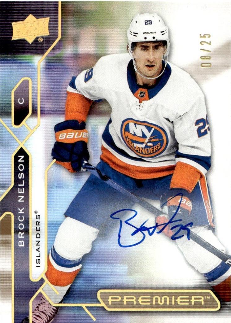 Brock Nelson [Gold Autograph] #33
