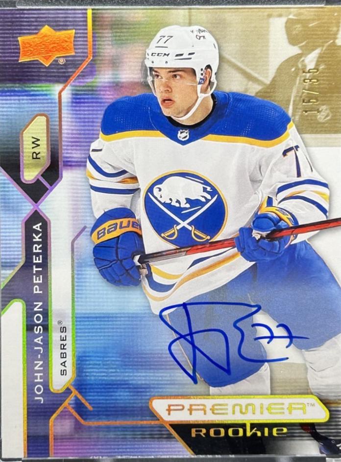 JJ Peterka [Gold Autograph] #122