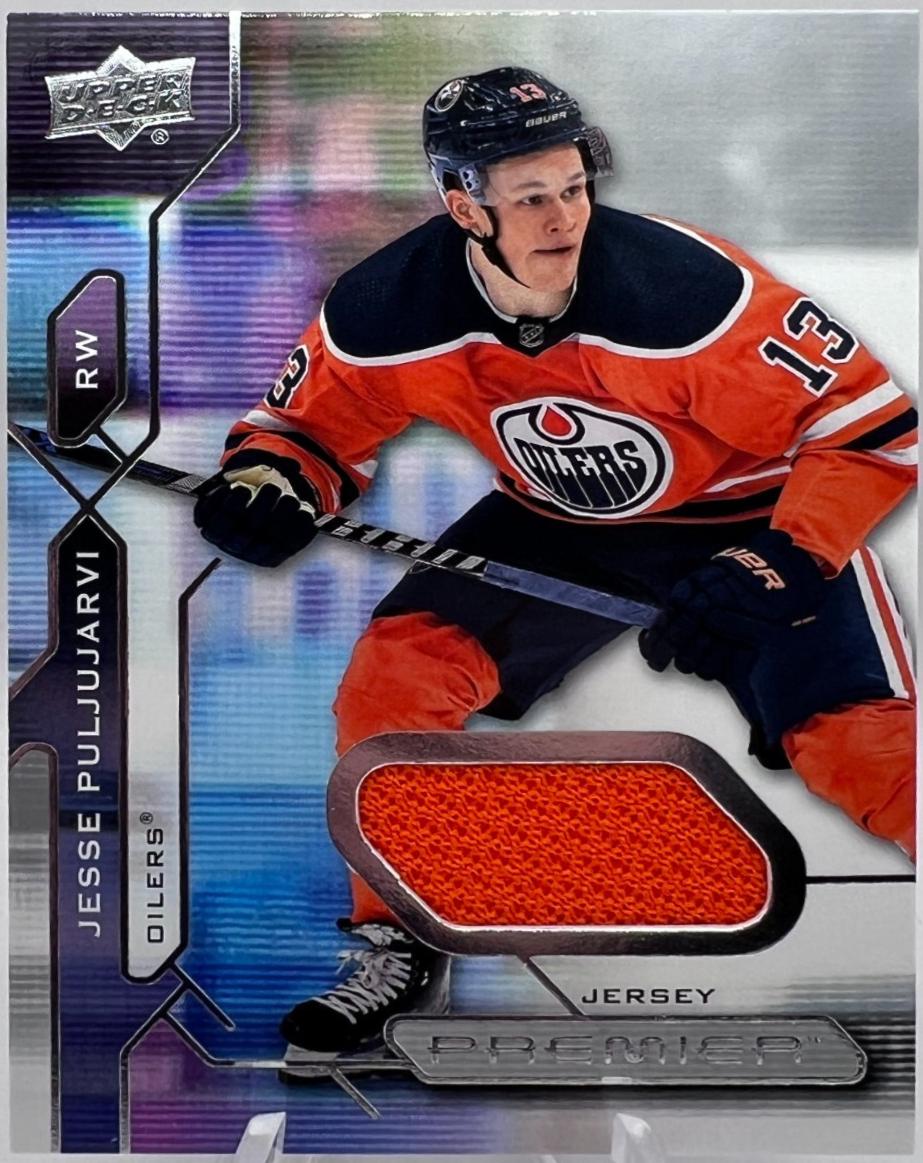 Jesse Puljujarvi [Premium Memorabilia Patch Jersey] #63