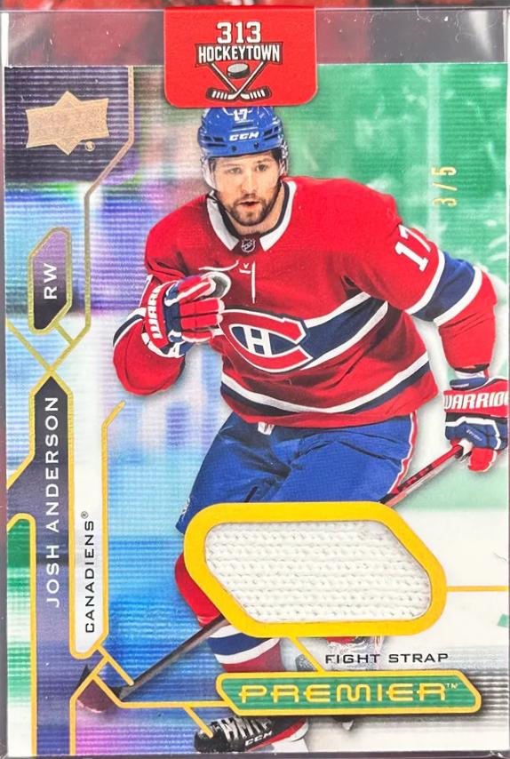 Josh Anderson [Premium Memorabilia Patch Jersey] #66
