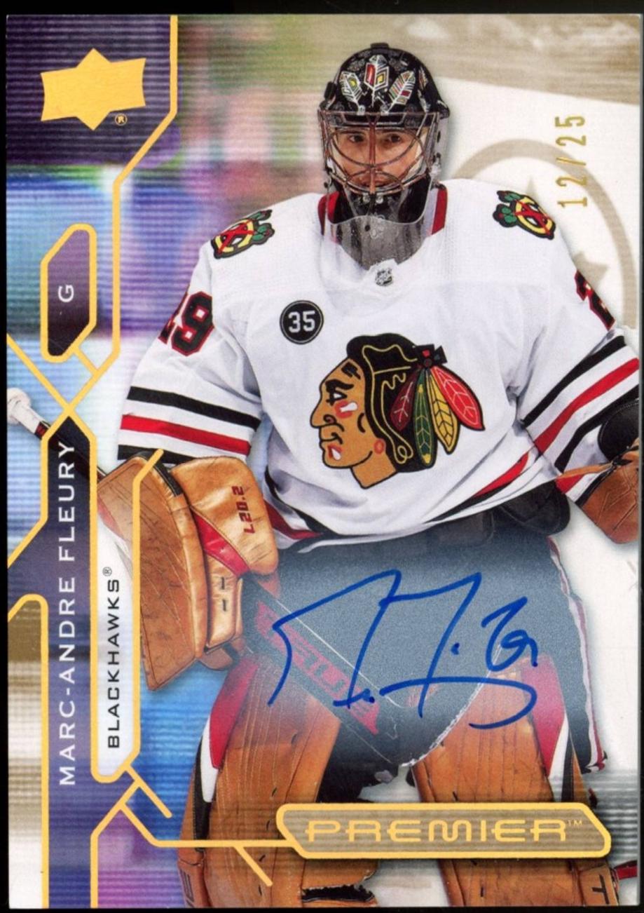Marc-Andre Fleury [Gold Autograph] #50