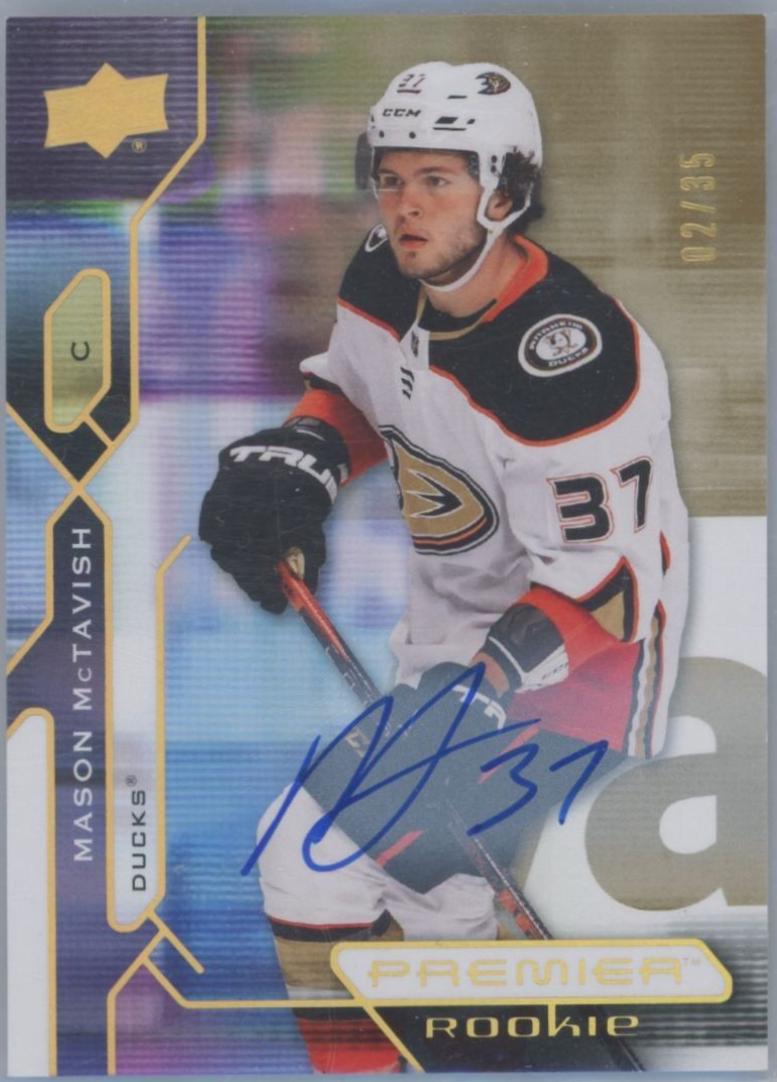 Mason McTavish [Gold Autograph] #125