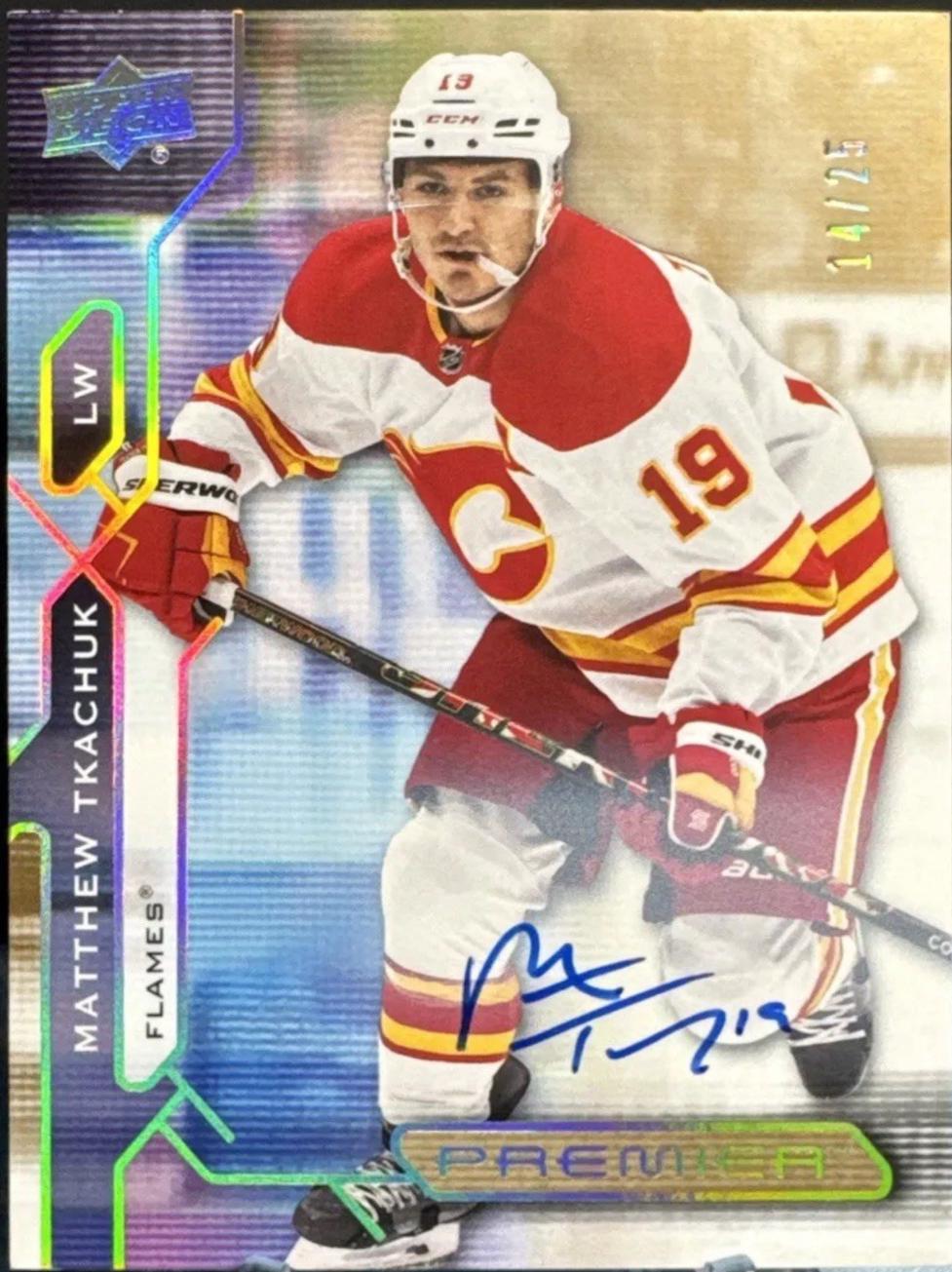 Matthew Tkachuk [Gold Autograph] #6