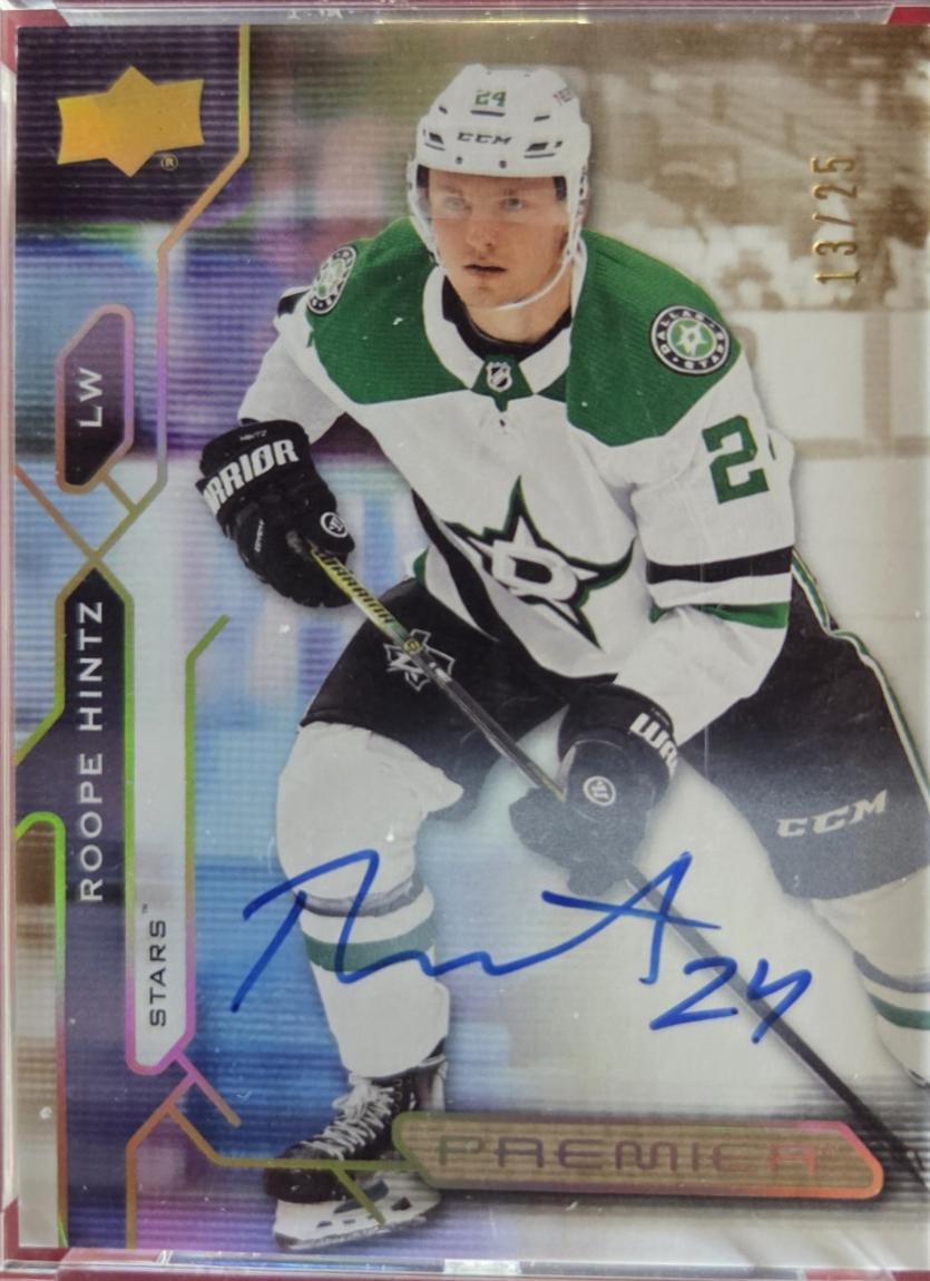 Roope Hintz [Gold Autograph] #60