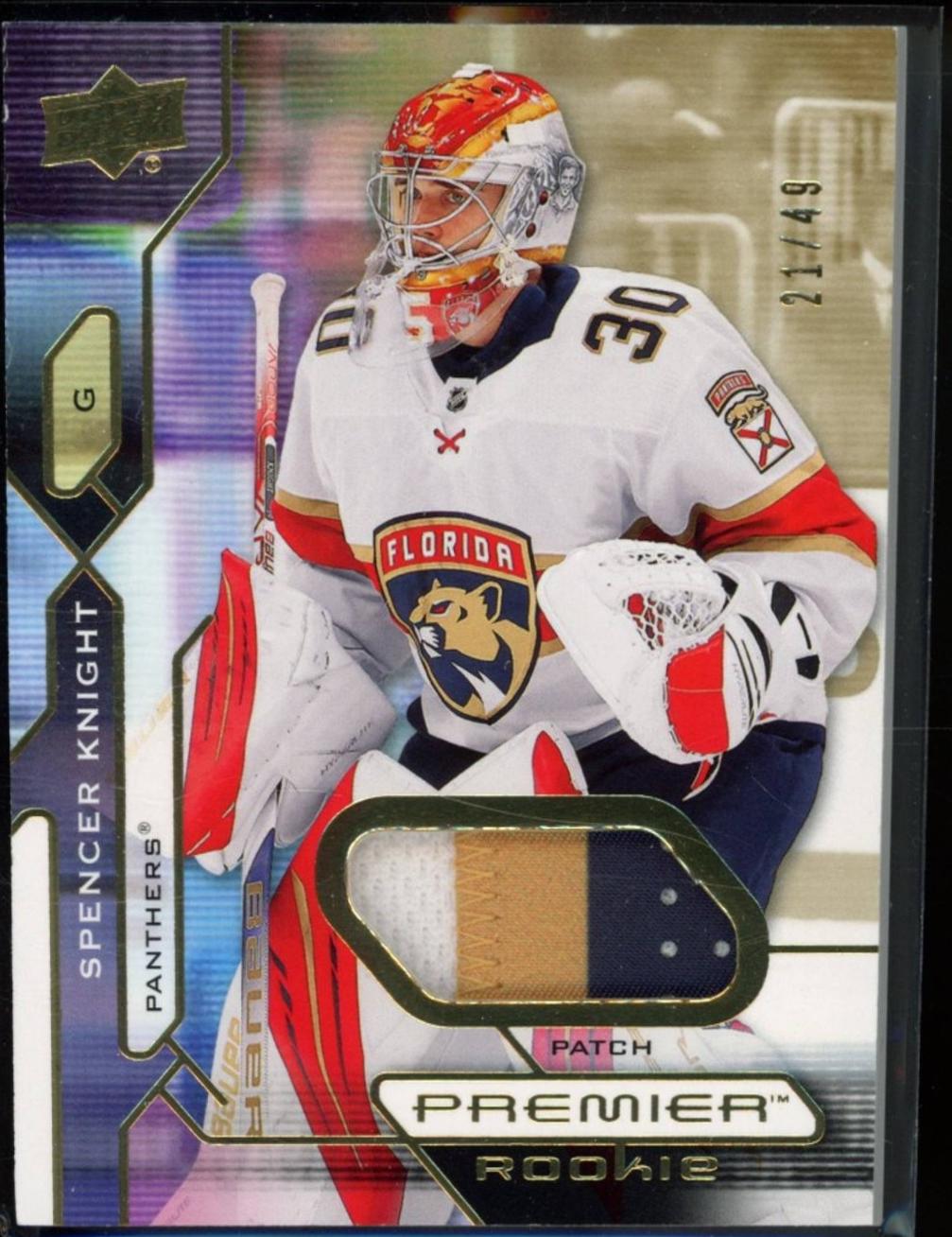Spencer Knight [Premium Memorabilia Patch Jersey] #108