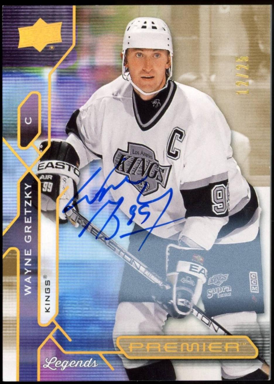 Wayne Gretzky [Gold Autograph] #100