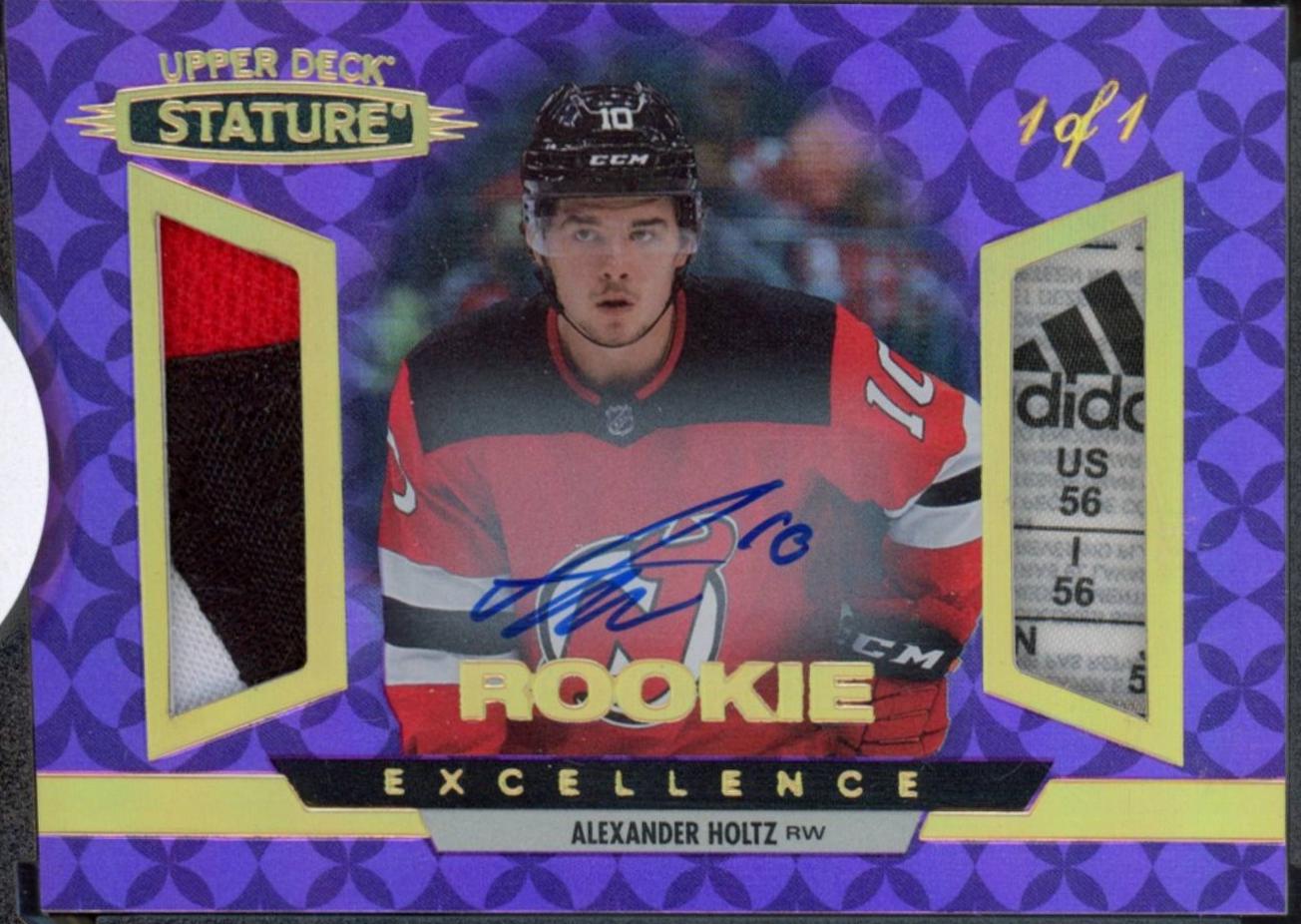 Alexander Holtz [Autograph Patch Purple] #RE-19