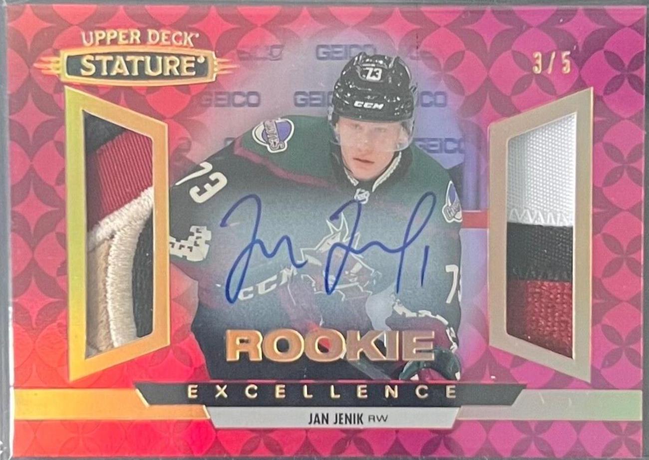 Jan Jenik [Autograph Patch Red] #RE-25
