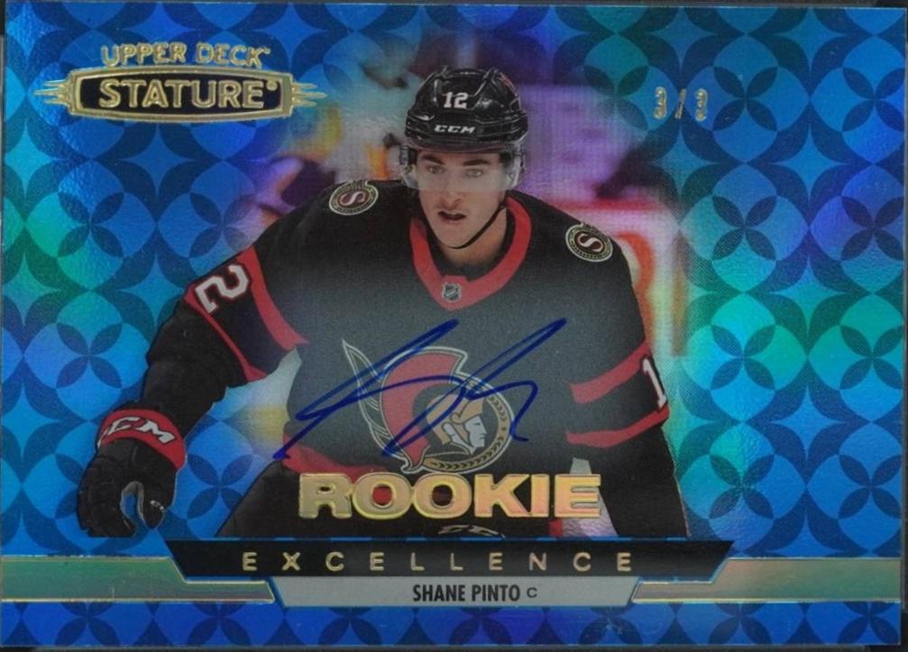 Shane Pinto [Autograph Blue] #RE-6