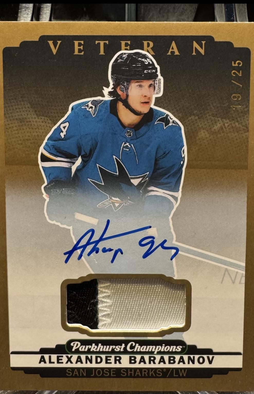 Alexander Barabanov [Memorabilia Patch] #163