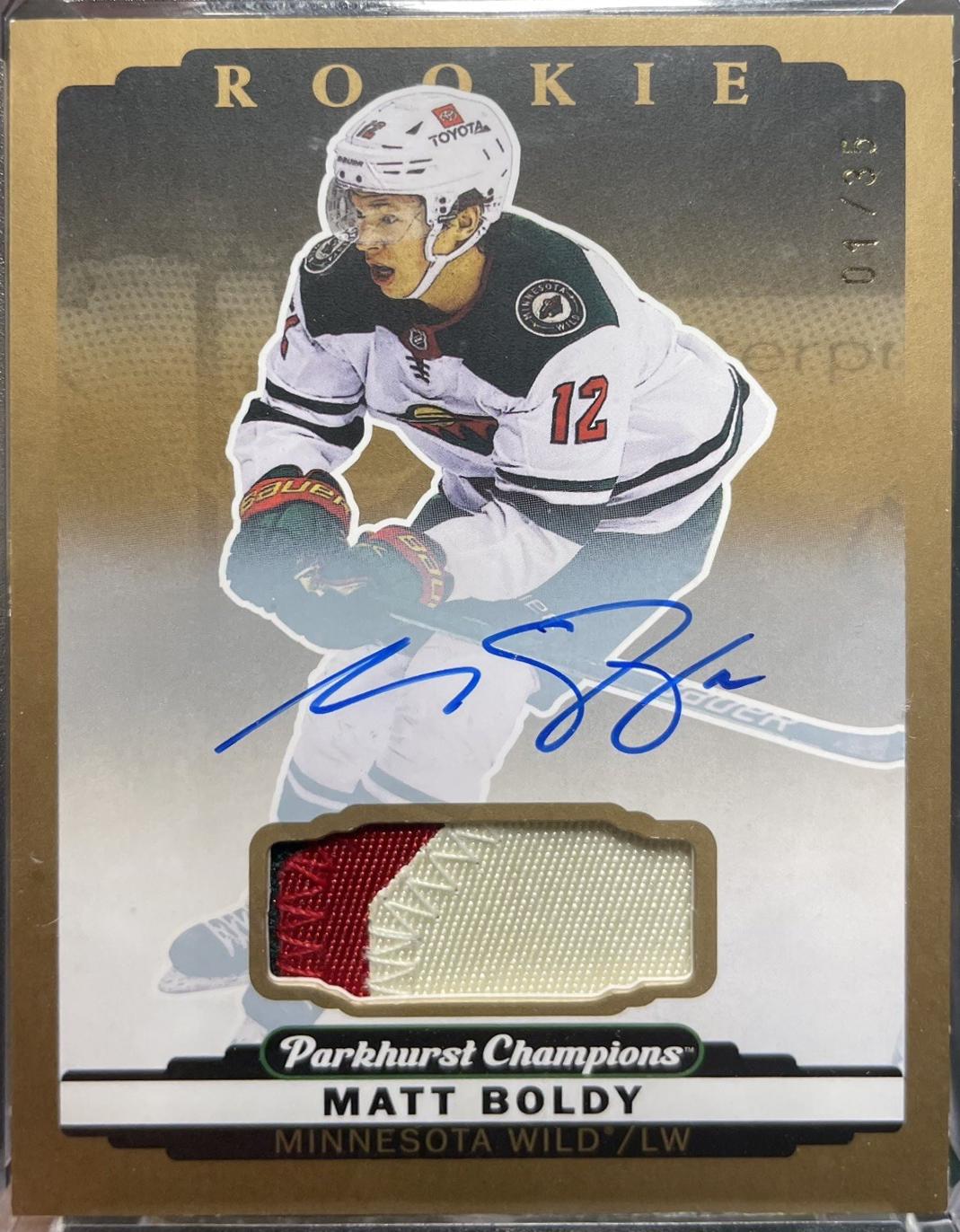 Matt Boldy [Memorabilia Patch] #324