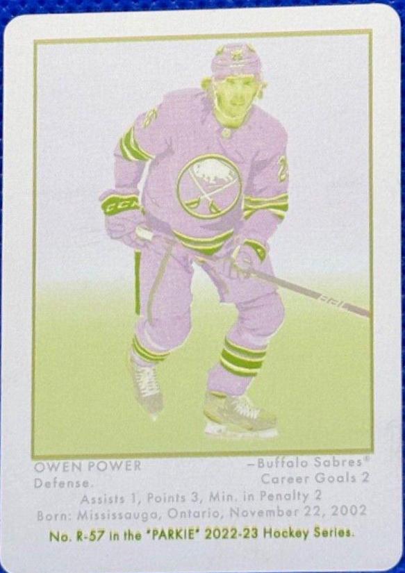 Owen Power [Printing Plate] #325