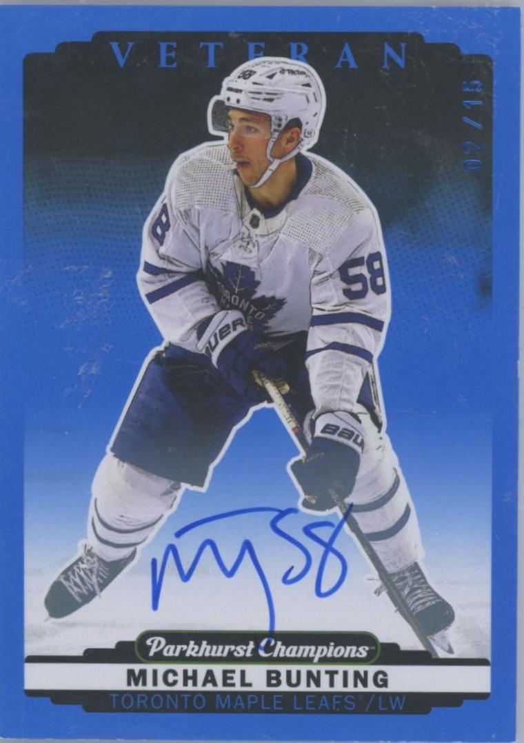Michael Bunting [Blue] #222