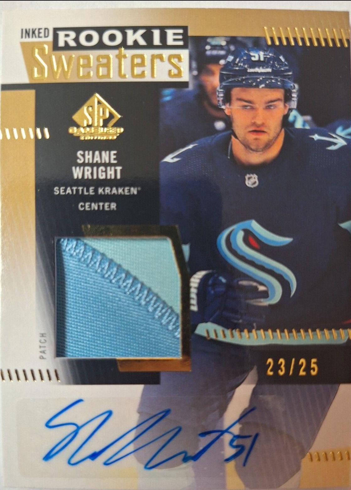 Shane Wright [Signature Gold] #101