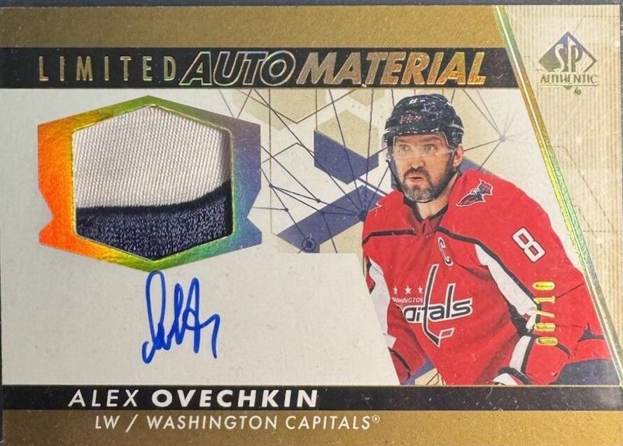 Alex Ovechkin [Limited Autograph Material] #8