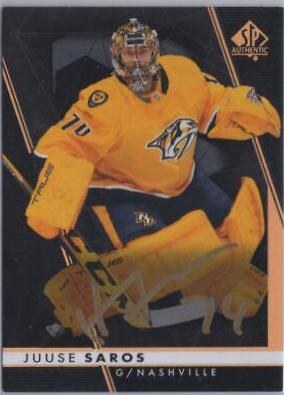 Juuse Saros [Limited Autograph Black] #66