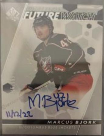 Marcus Bjork [Inscribed Autograph] #173