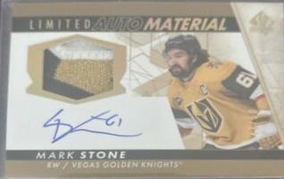 Mark Stone [Limited Autograph Material] #70