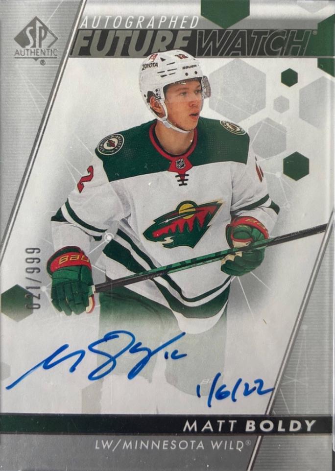 Matt Boldy [Inscribed Autograph] #101