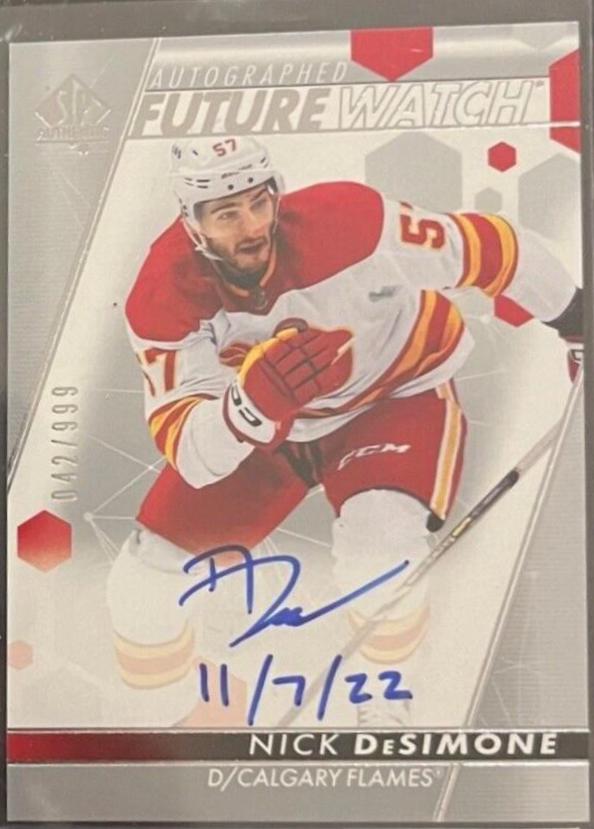 Nick DeSimone [Inscribed Autograph] #194